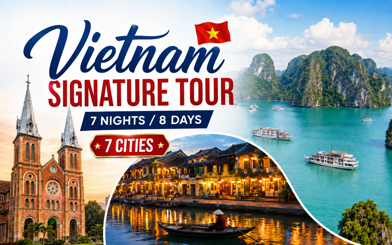 Vietnam Signature Tour – Ho Chi Minh City, Da Nang, Hanoi & Halong Bay