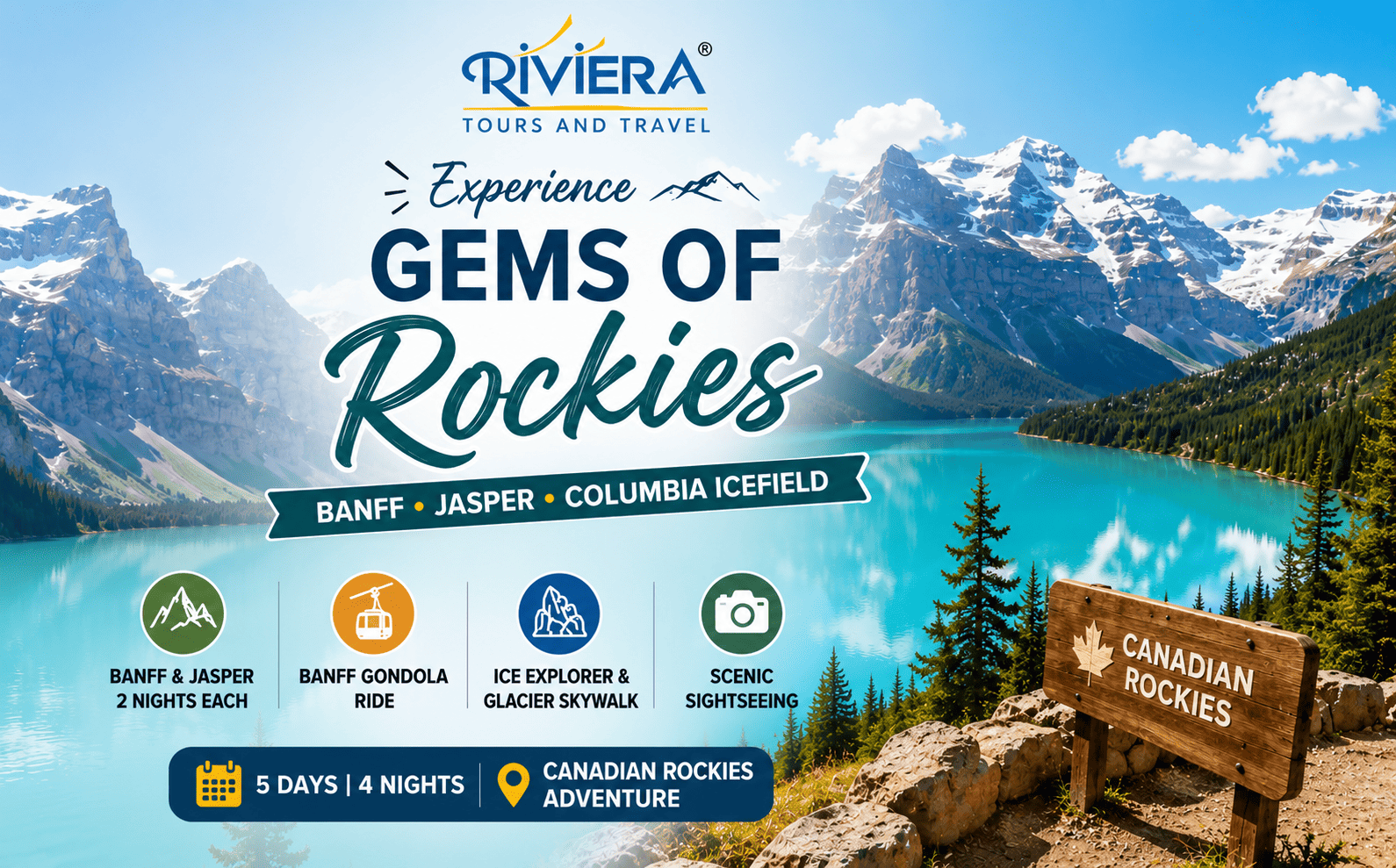 Experience Gems of Rockies Tour